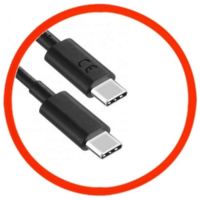 MOTOROLA CAVO DATI E RICARICA USB-C to Type C ORIGINALE SC18C37157 3A BLACK BULK